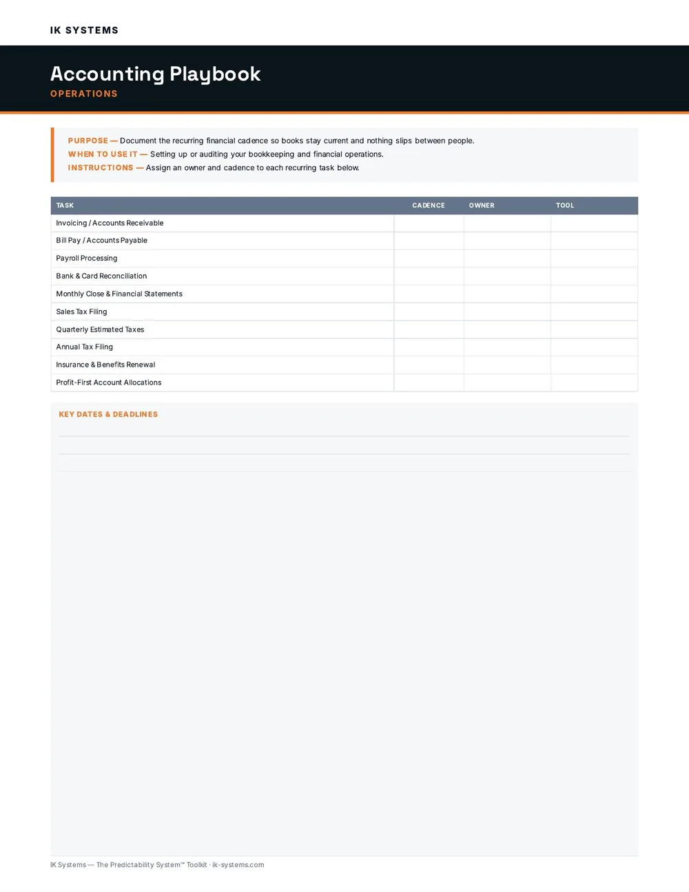 Accounting Playbook preview